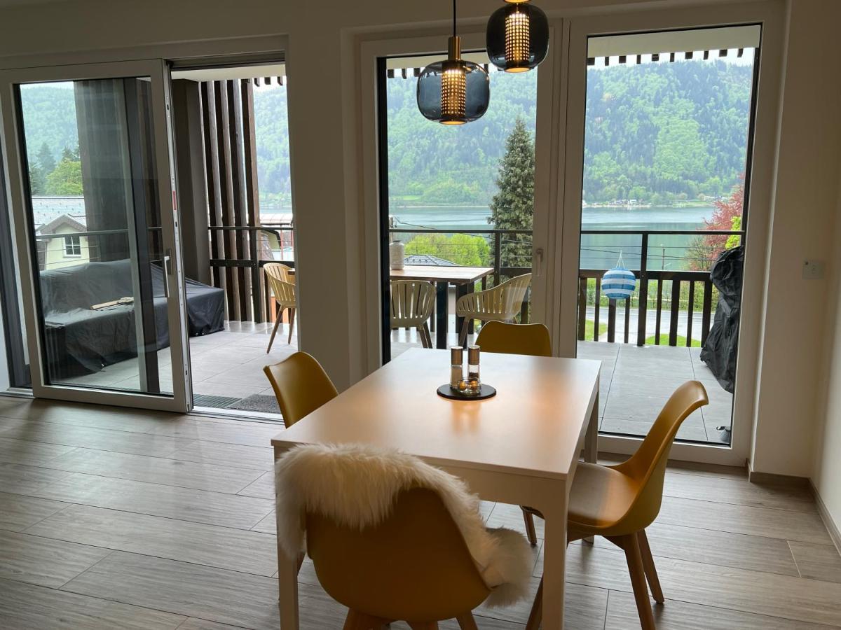 Ferienwohnung Mit Seeblick - Ossiacher See Gerlitzen Sattendorf Bagian luar foto