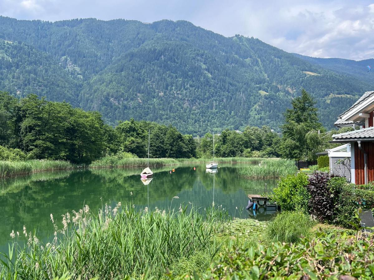 Ferienwohnung Mit Seeblick - Ossiacher See Gerlitzen Sattendorf Bagian luar foto